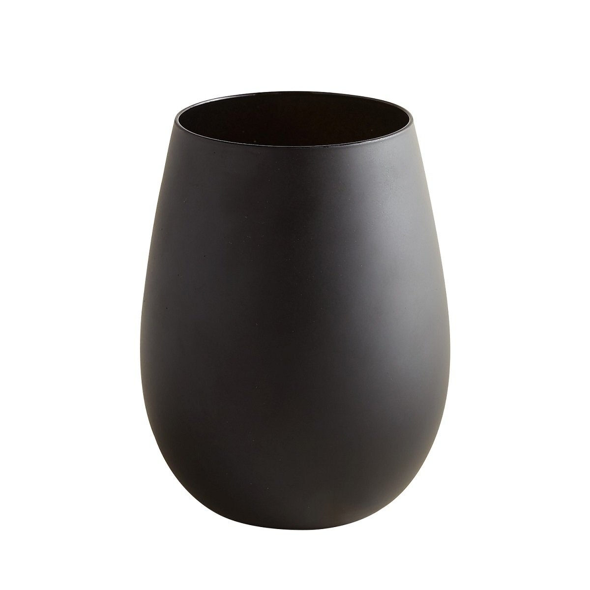Copa de Vino Matte Black Stemless Pier 1 Imports