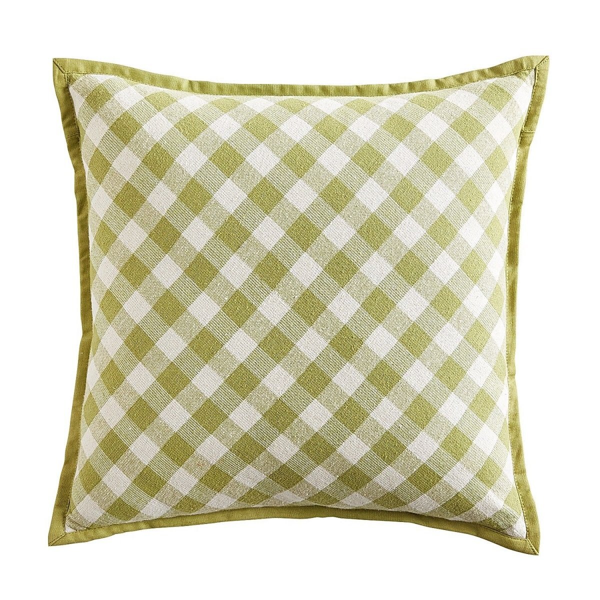 Cojín Green Gingham Pier 1 Imports
