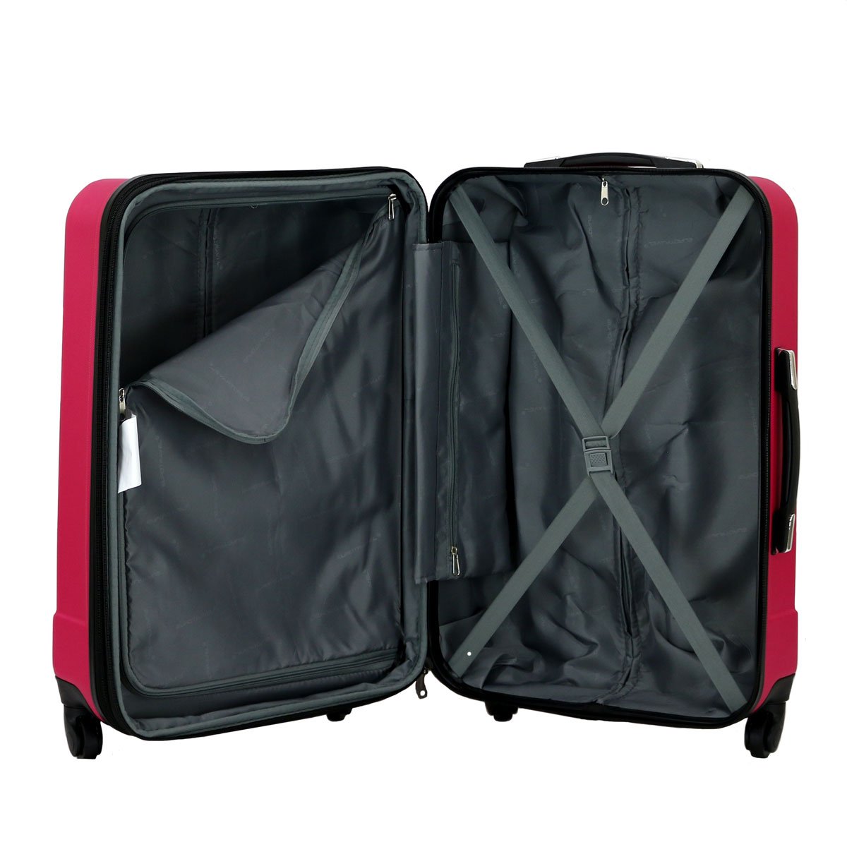 Maleta Portavaso 28" Expandible Rosa Eurotravel