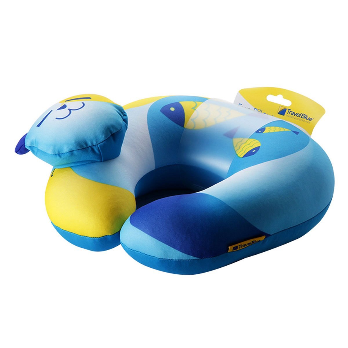 Almohada Gato Travel Blue
