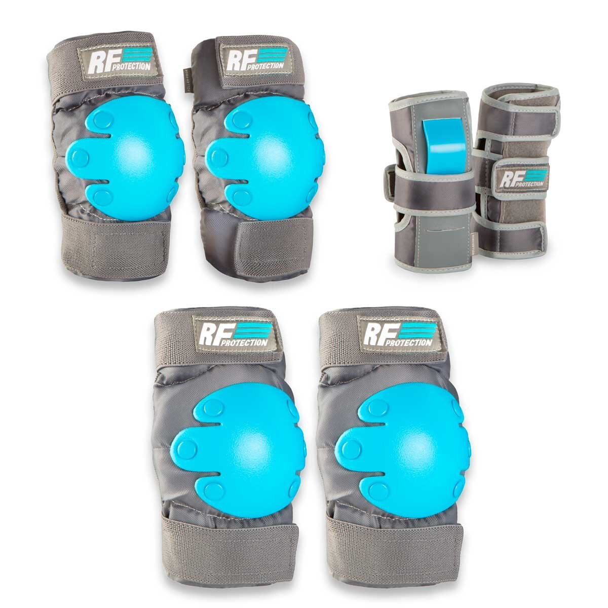 Protectores Azul Rollerface Caballero - Mediano