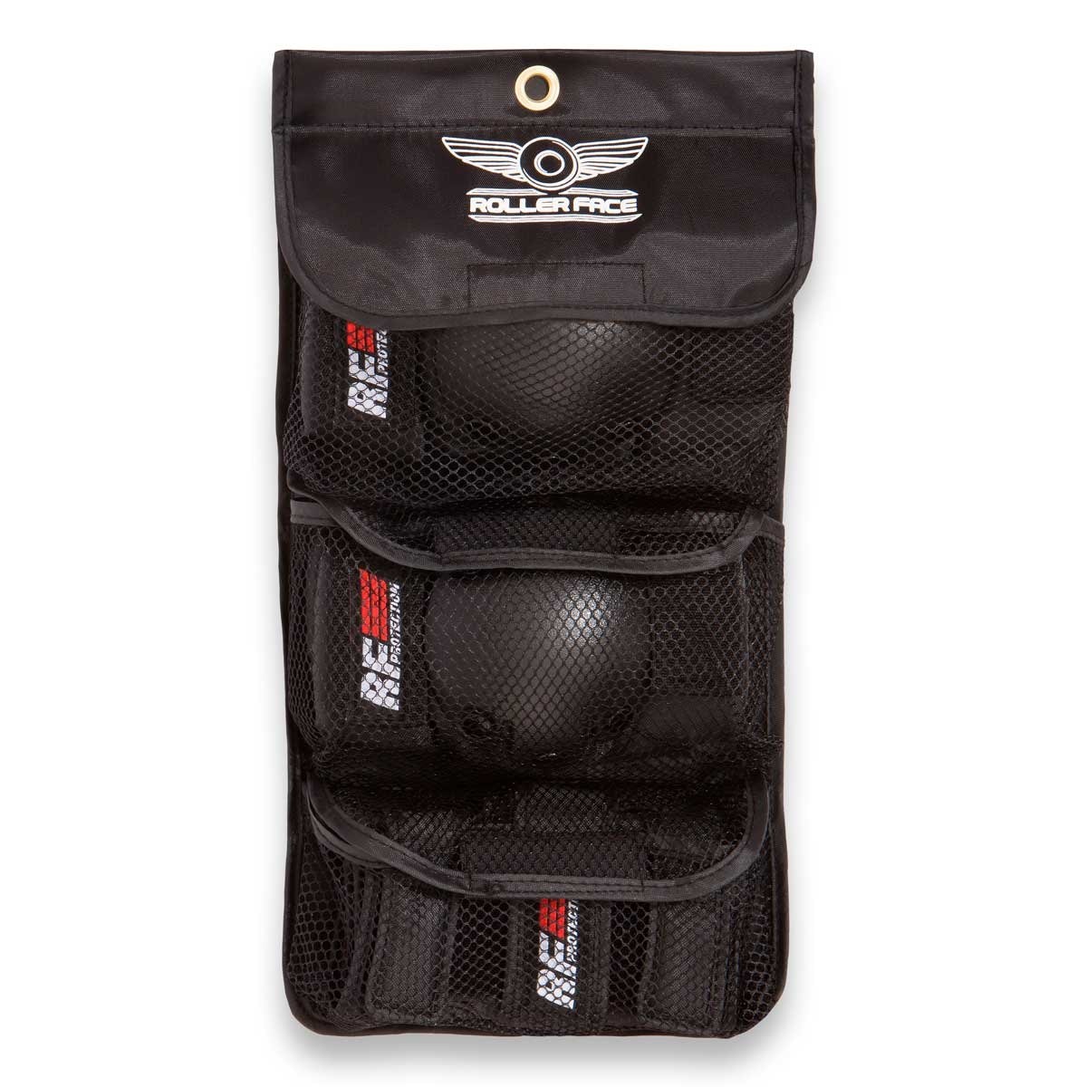 Protectores Negro Rollerface - Chico