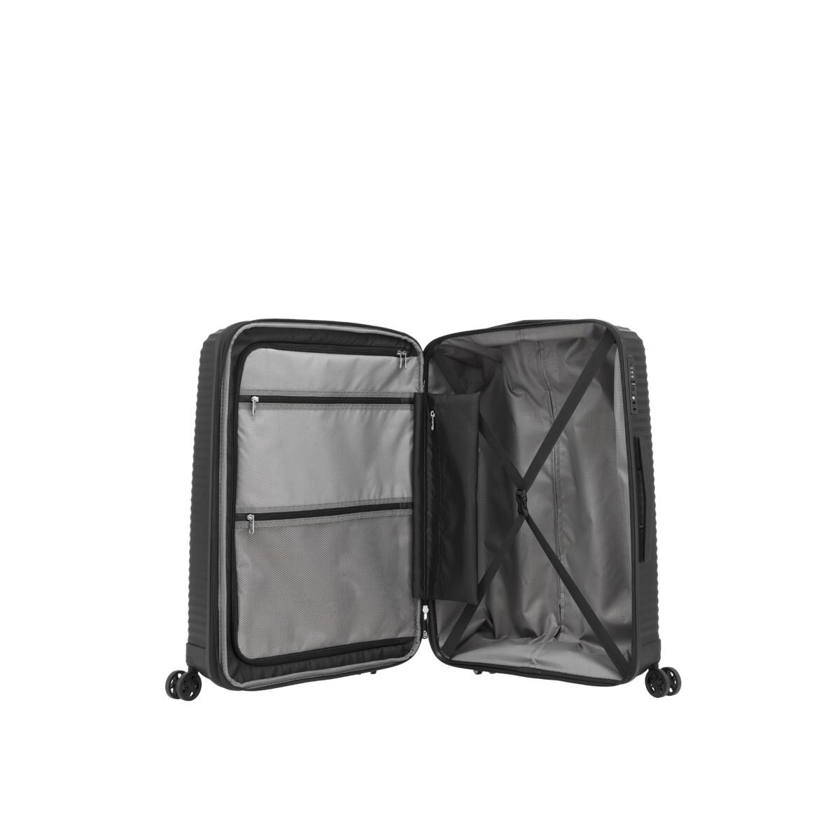 Maleta Individual Vertical Spinner Rígida Varro 28" Negra Samsonite