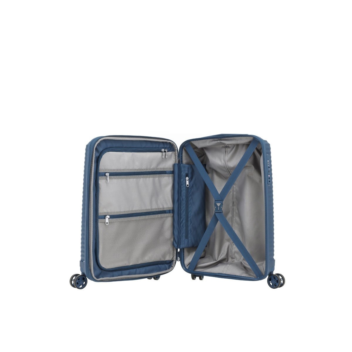 Maleta Individual Vertical Spinner Rígida Varro 20" Azul Samsonite