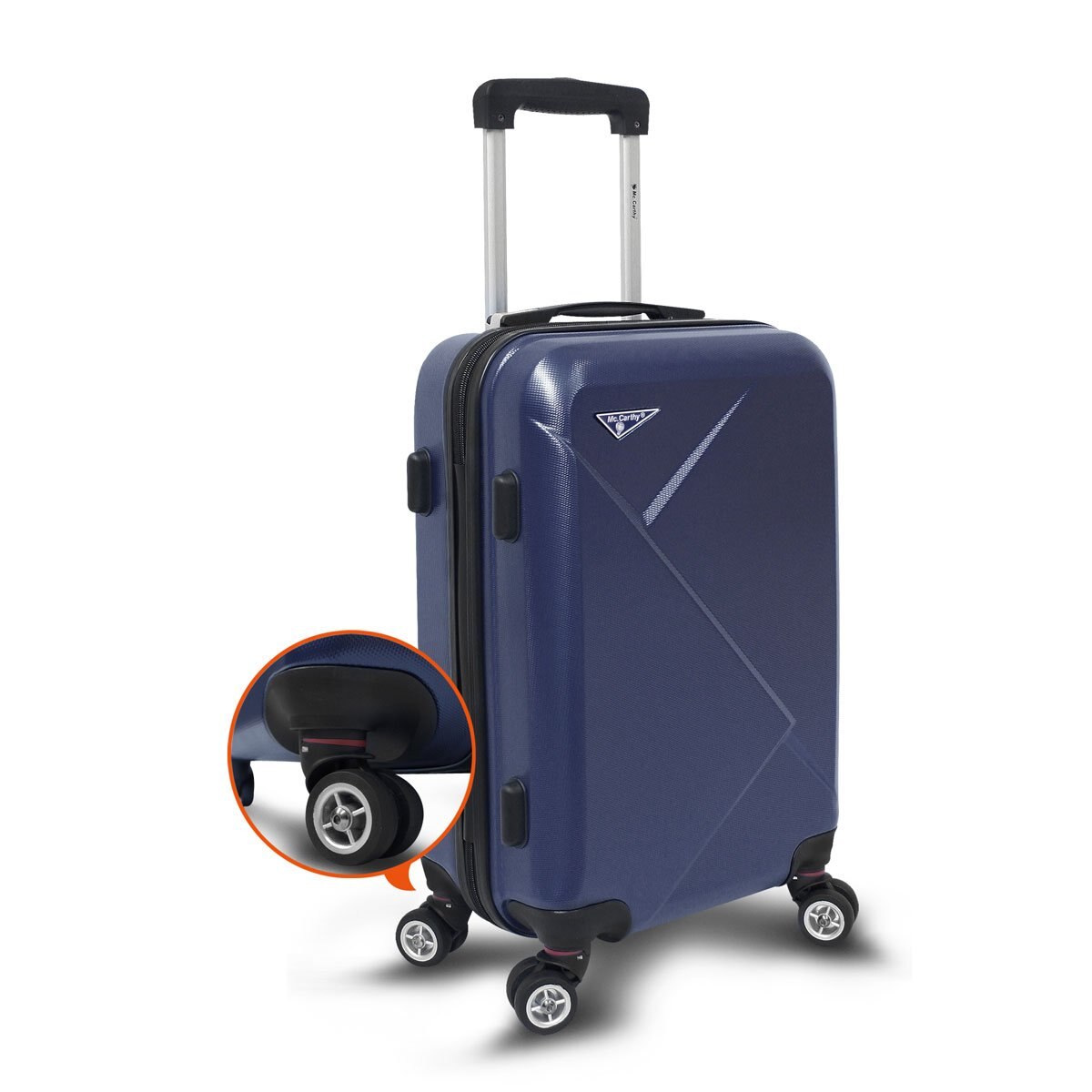 Maleta de Viaje Rígida 20" Azul Mccarthy