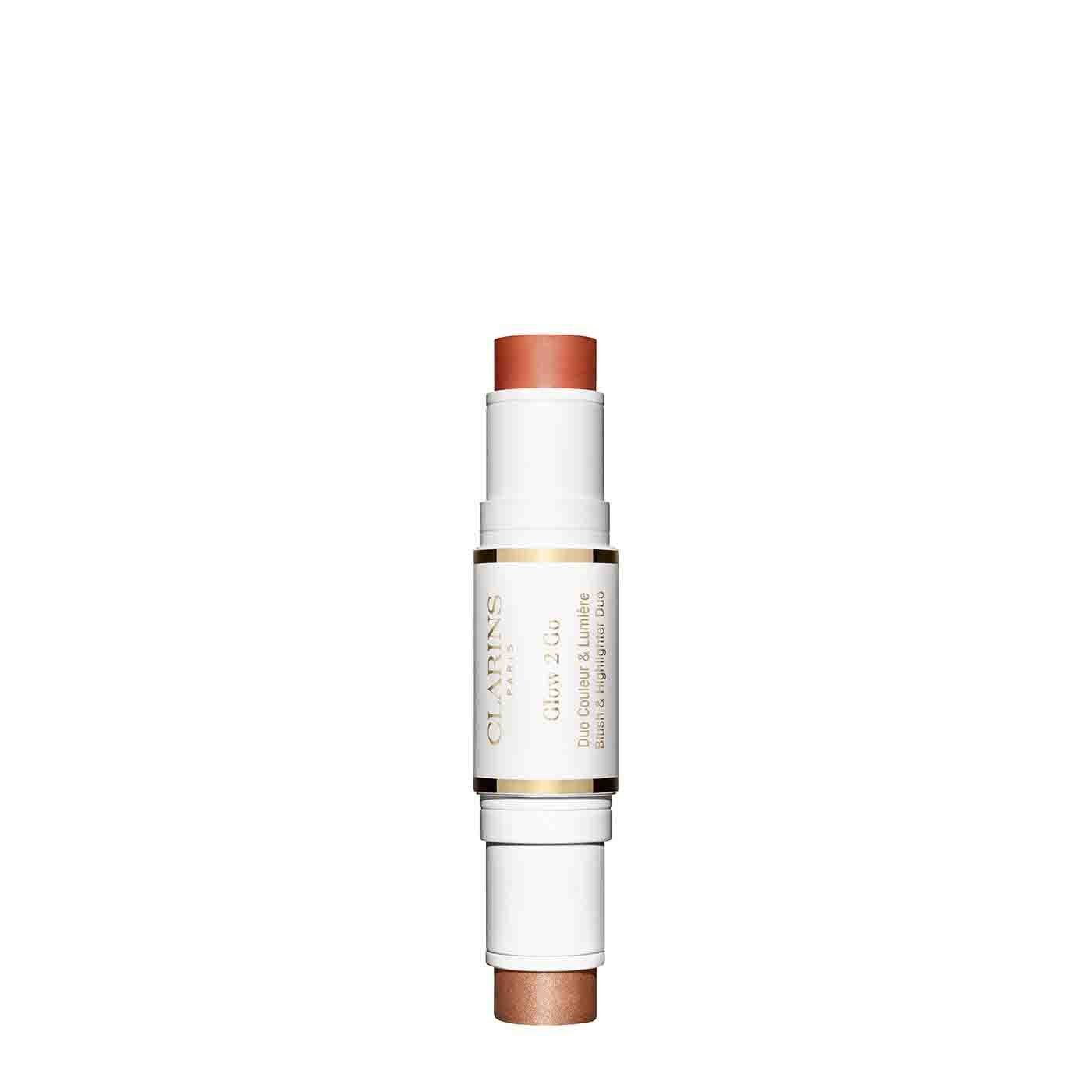 Blush e Iluminador Clarins Glow 2 Go 02
