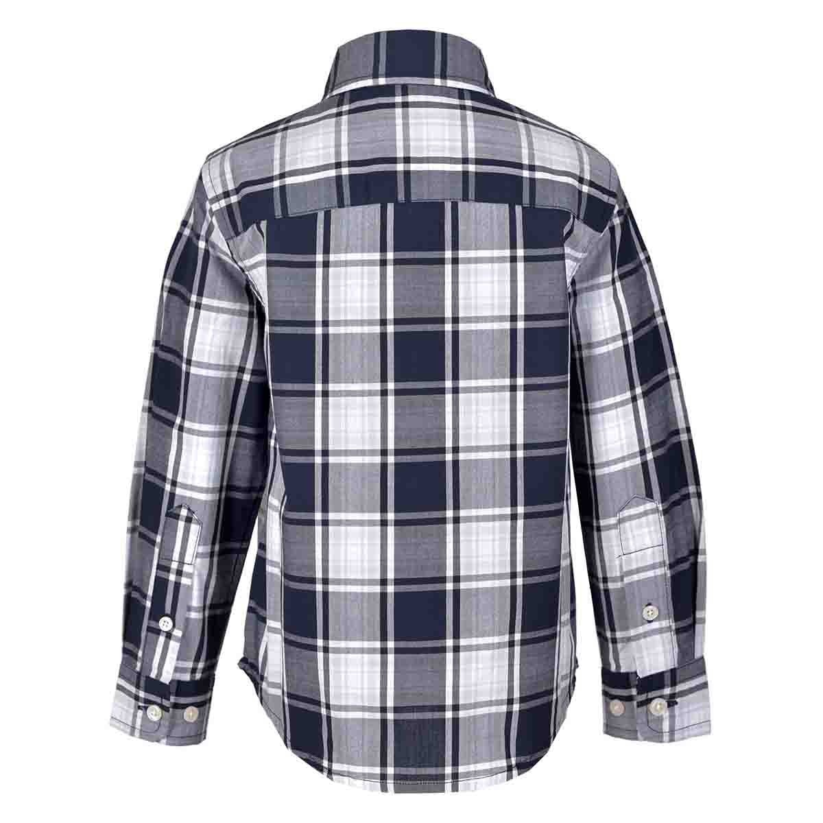 Camisa Manga Larga a Cuadros Jeanious