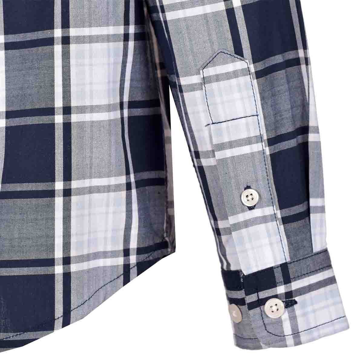 Camisa Manga Larga a Cuadros Jeanious