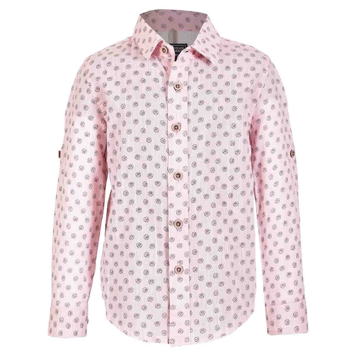 Camisa Manga Larga Estampada Jeanious
