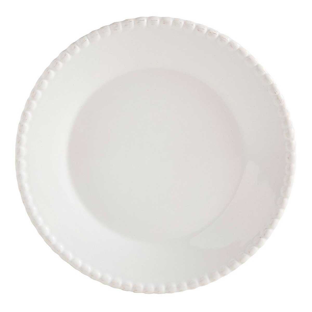 Plato Ensalada Keely Stoneware White - Pier 1 Imports
