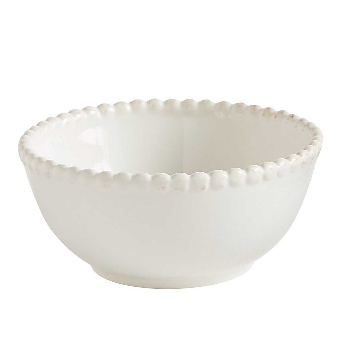 Bowl Keely White Stoneware - Pier 1 Imports