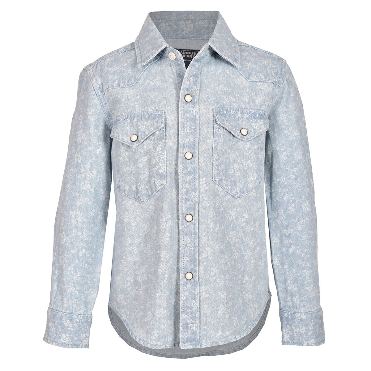 Camisa Manga Larga Estampada Jeanious para Niño
