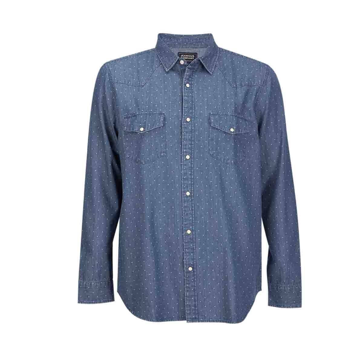 Camisa Manga Corta Estampada Jeanious Plus