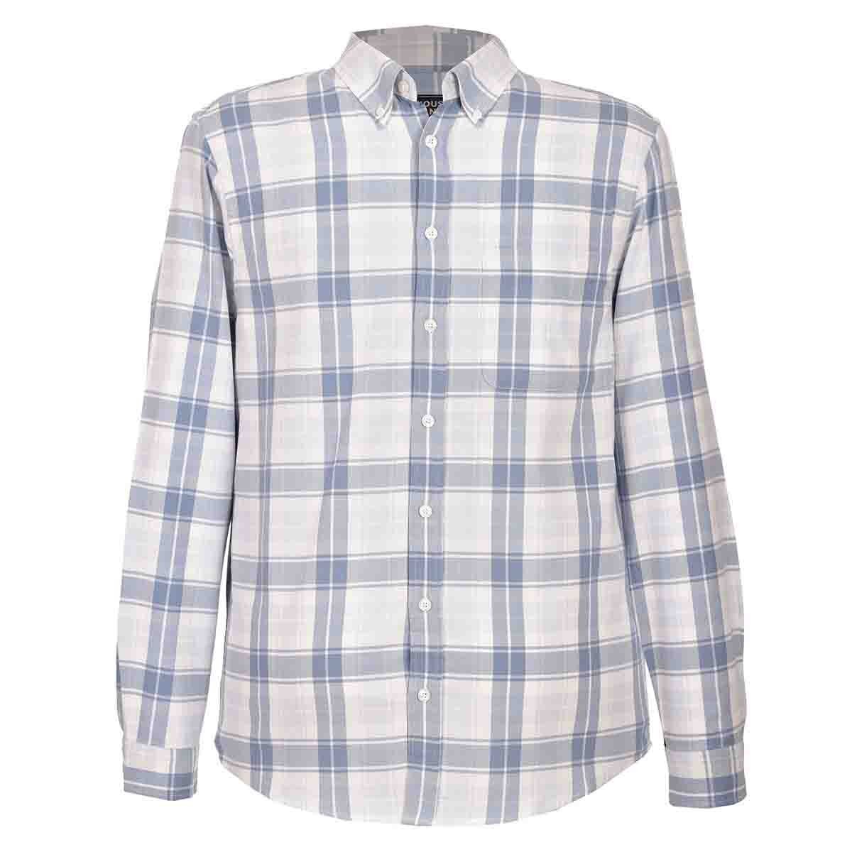 Camisa Manga Larga a Cuadros Jeanious Plus