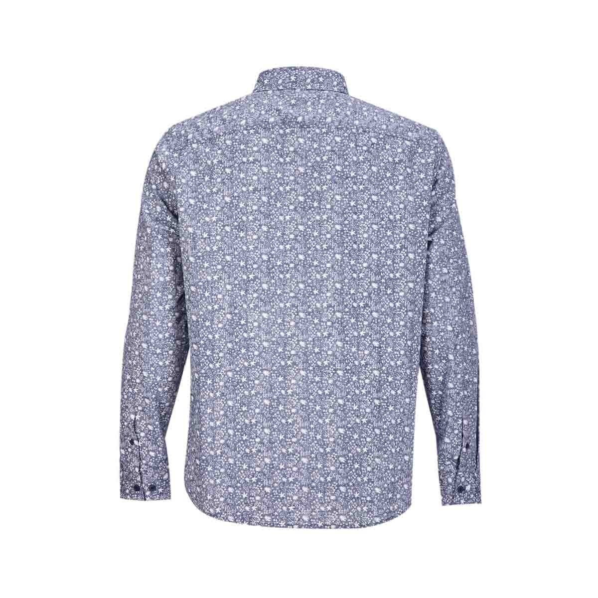 Camisa Manga Larga Estampada Jeanious Plus