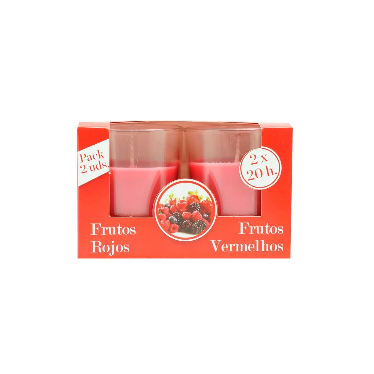 Vela Aromatica Frutos Rojos Aromático