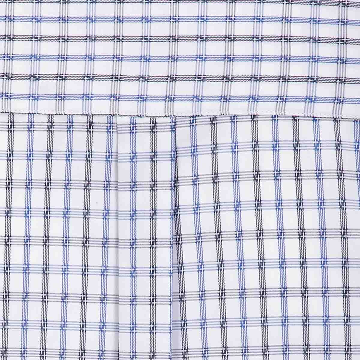 Camisa Manga Larga Cuadro Azul Polo Club