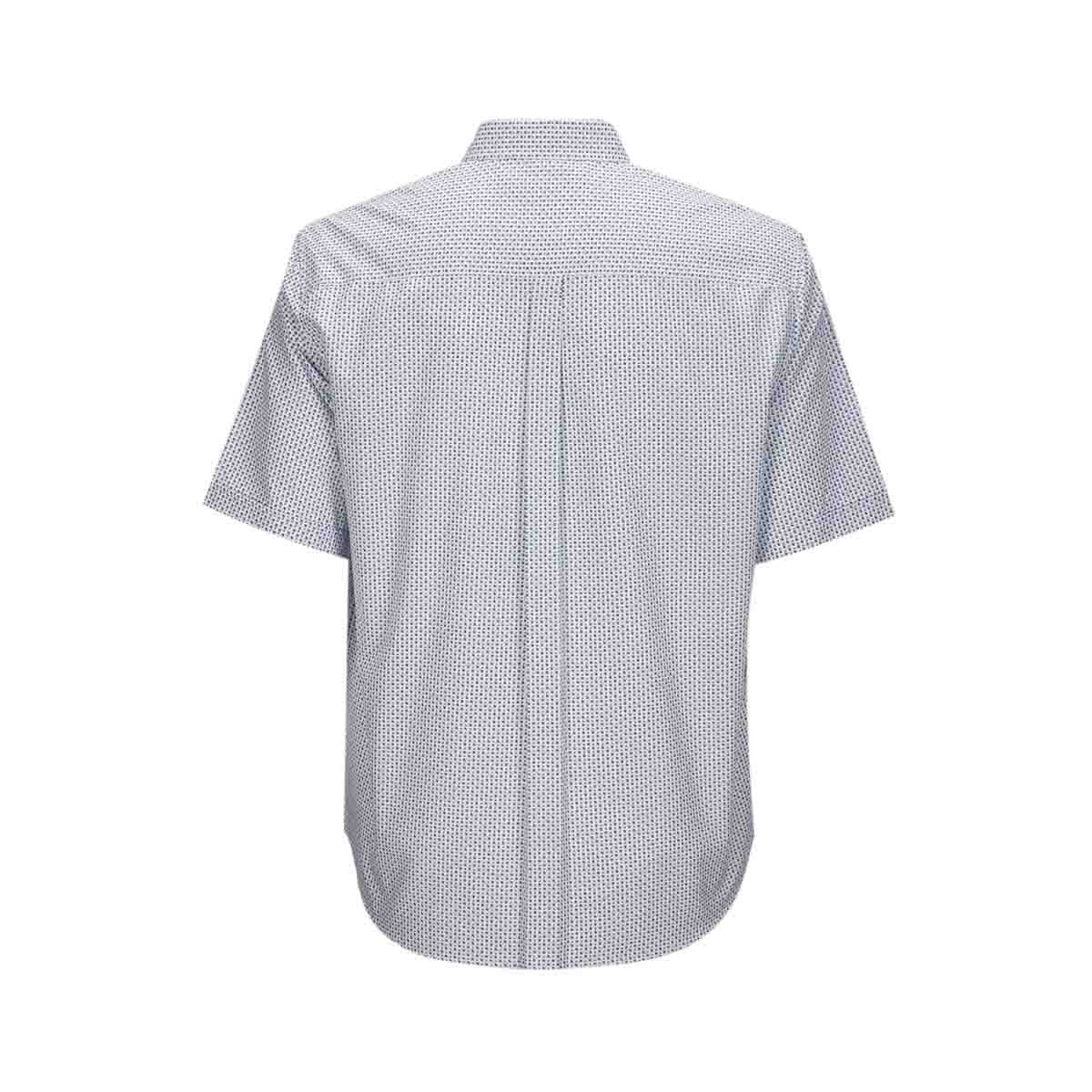 Camisa Manga Corta Estampada Azul Polo Club