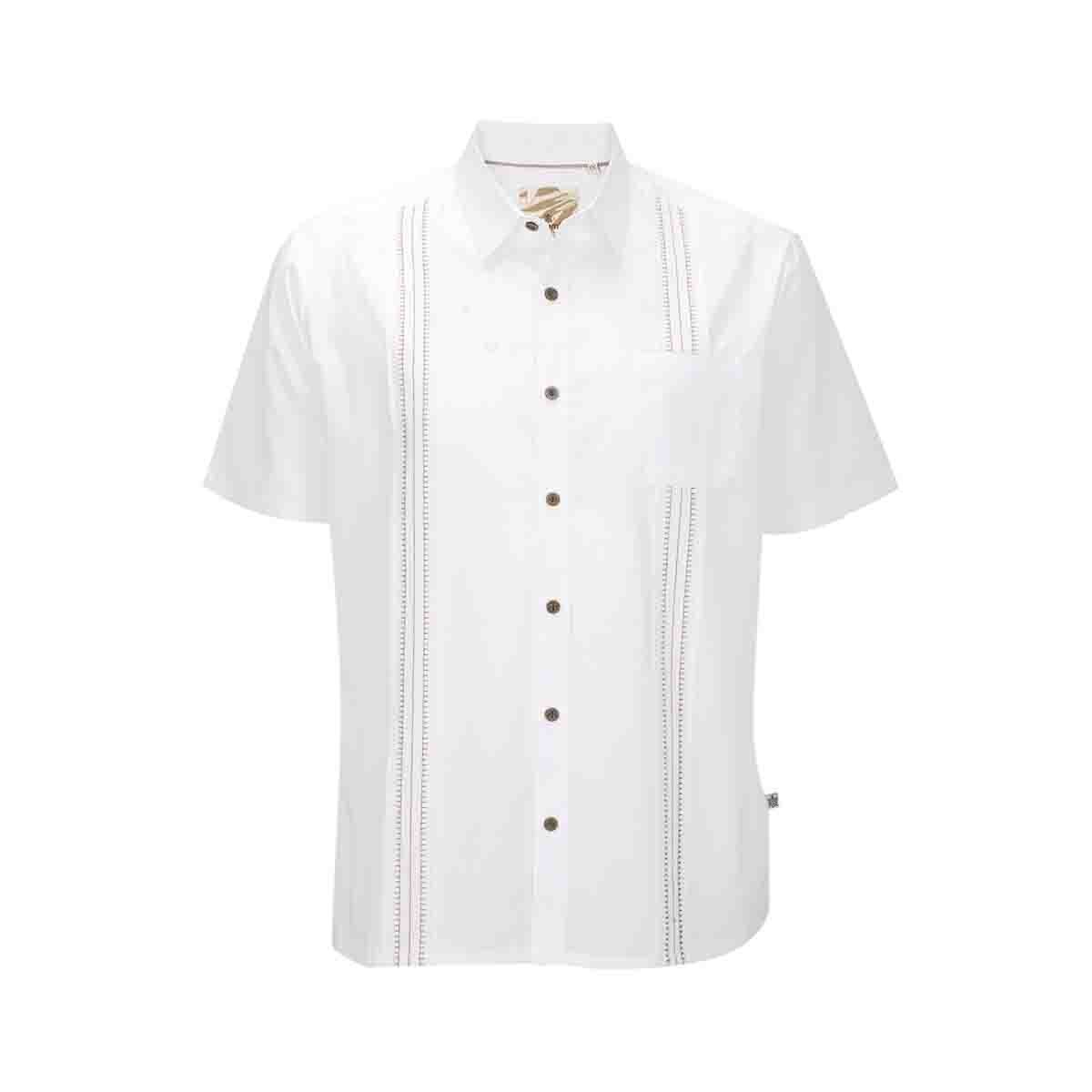 Guayabera Manga Corta Alforzado Cancumisa