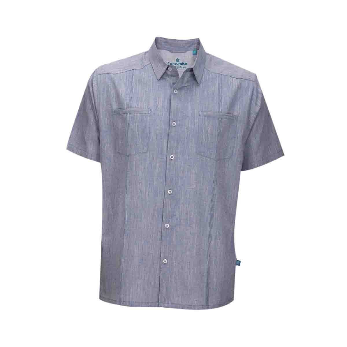 Guayabera Manga Corta Alforzado Cancumisa