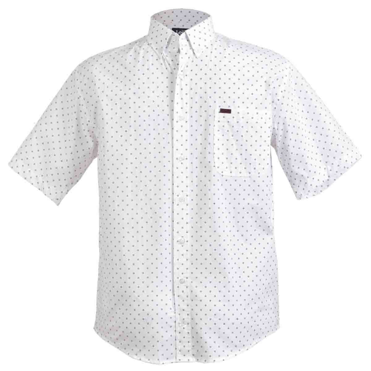 Camisa Classic Manga Corta Blanco Vino Lee