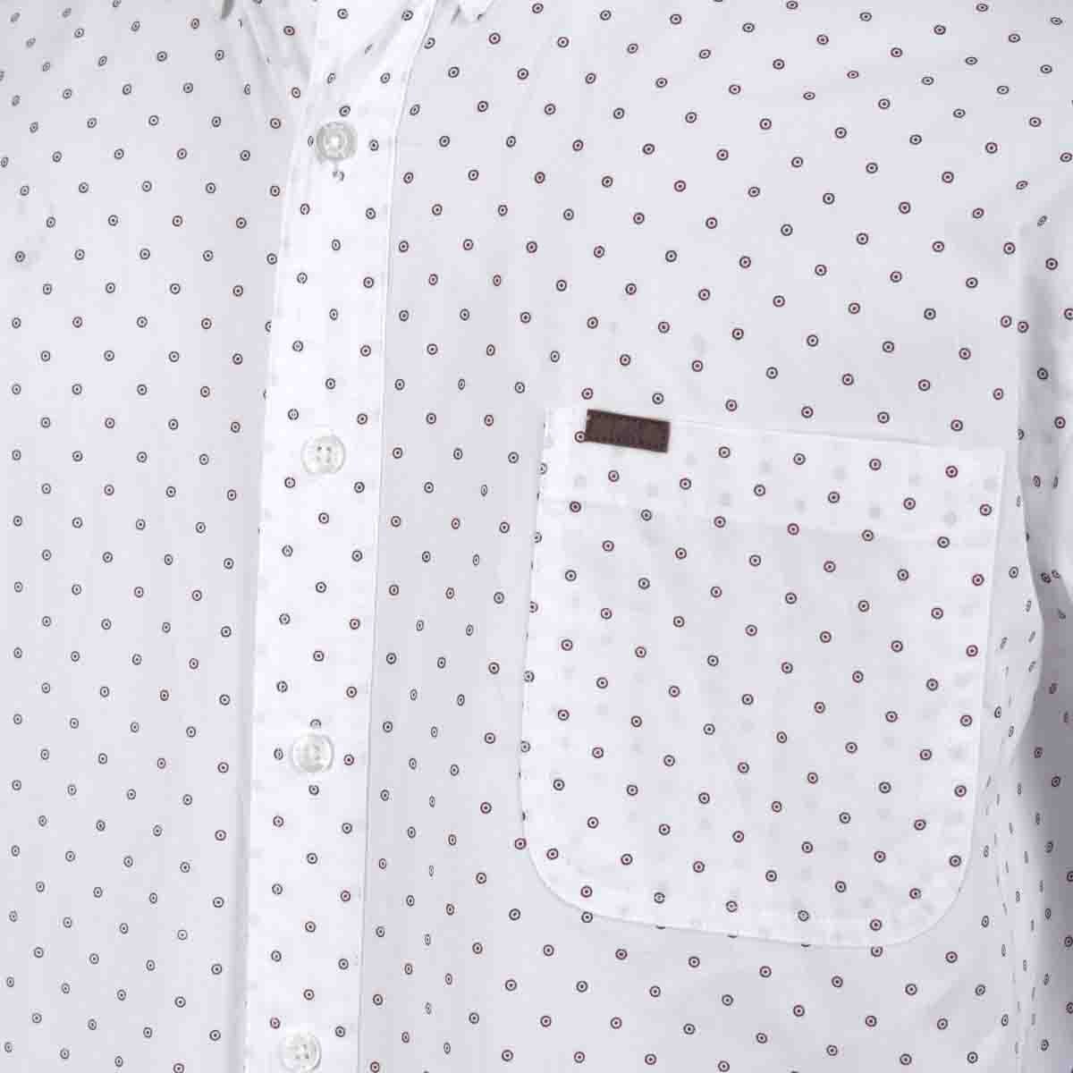 Camisa Classic Manga Corta Blanco Vino Lee