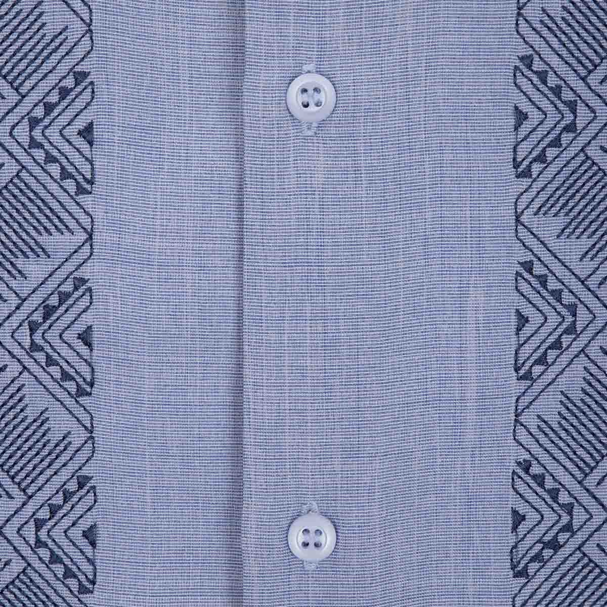 Guayabera Manga Corta Bordada G Candila