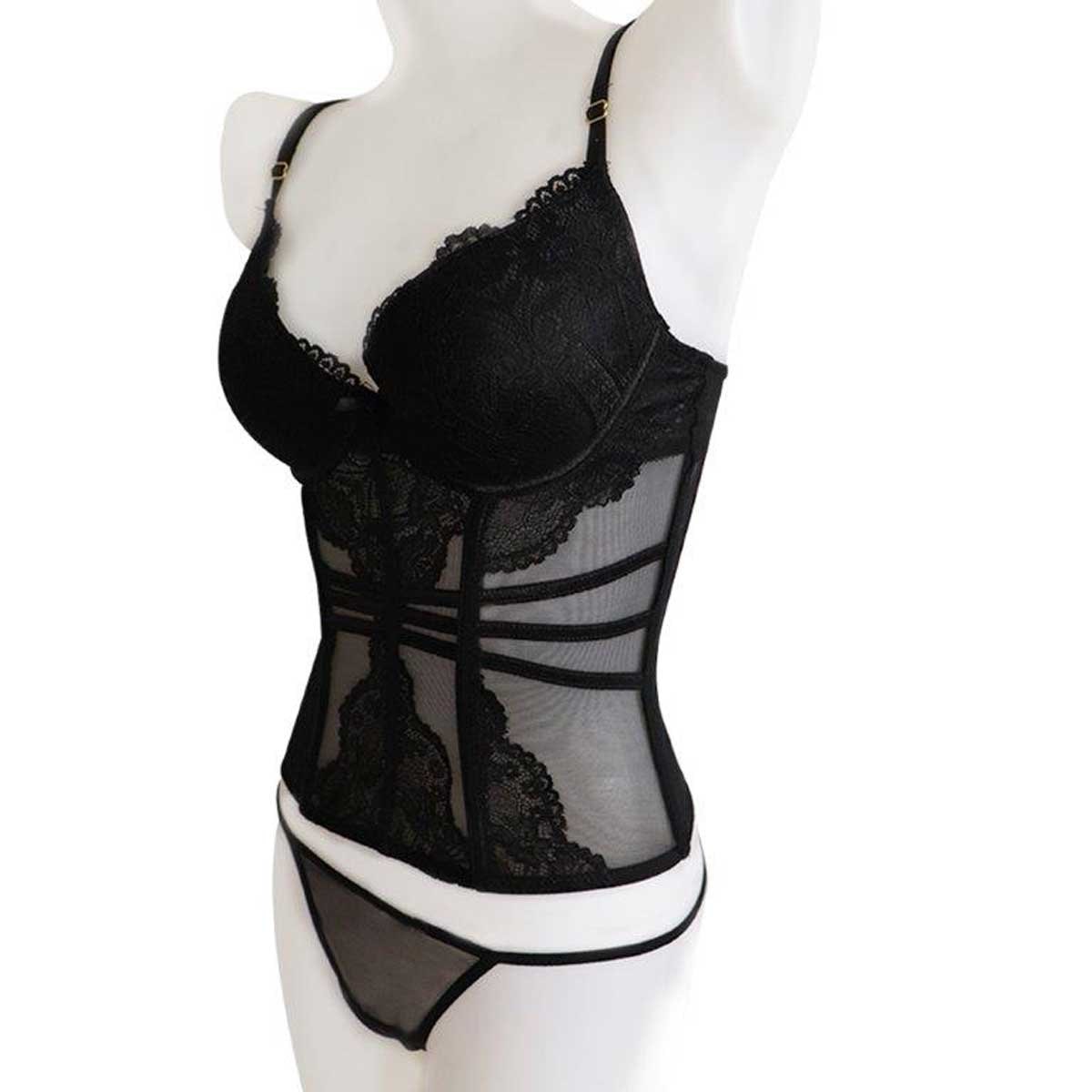 Corselette Encaje Copa Preformada Couture