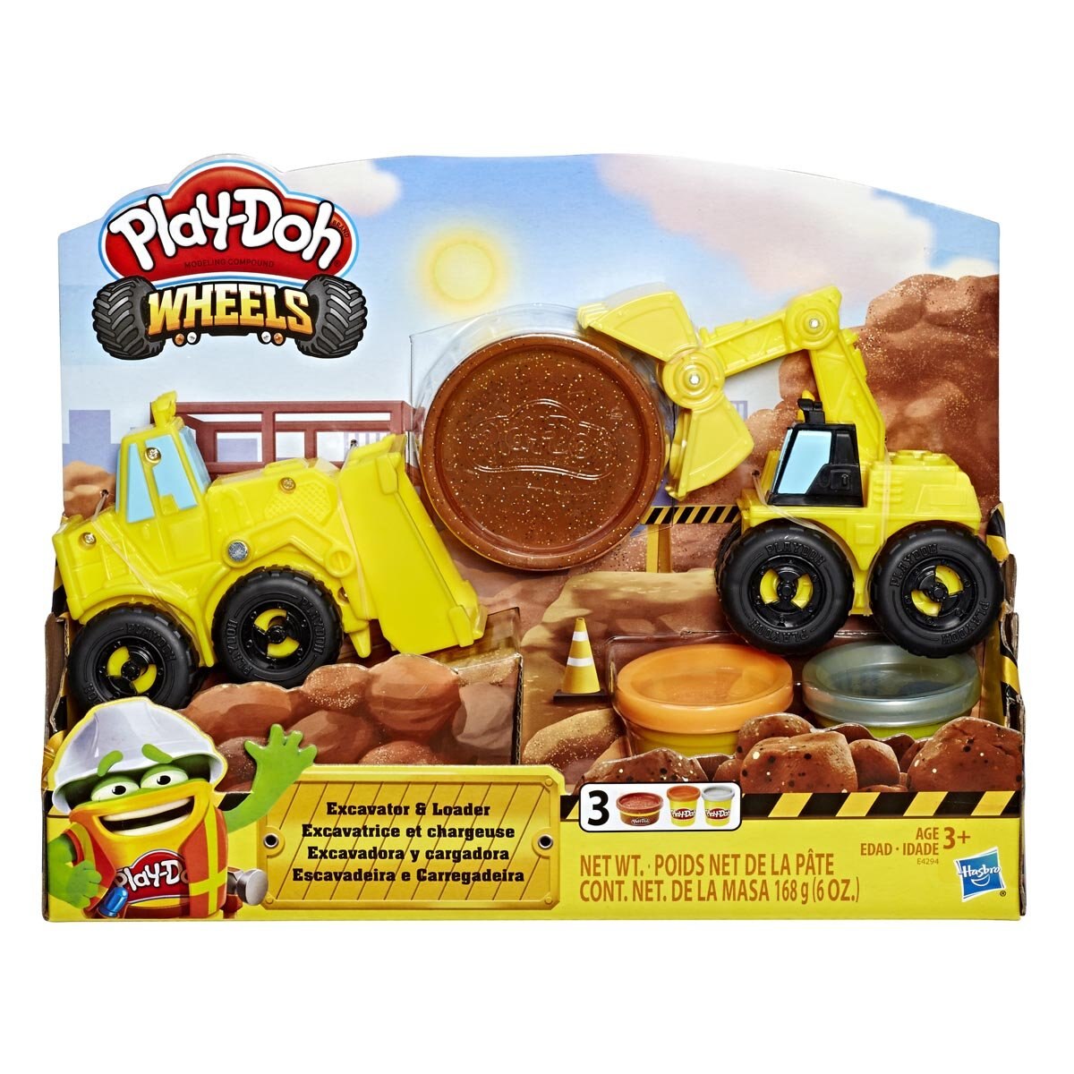 Play Doh Excavadora Y Cargadora Hasbro