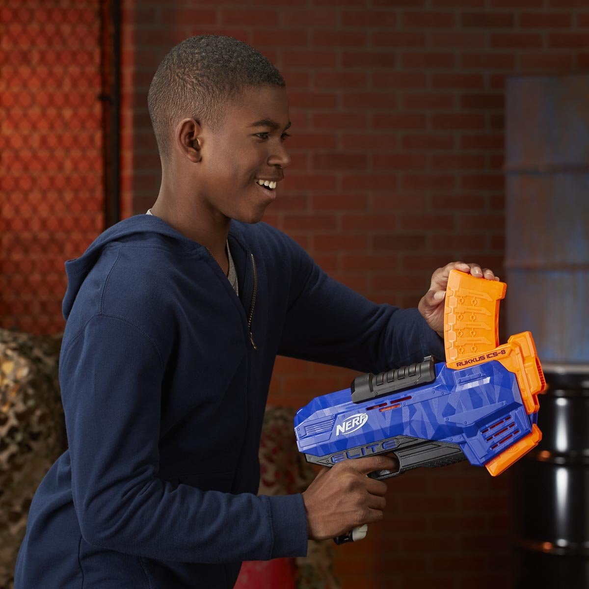 Nerf Rukkus Ics-8 N-Strike Elite Hasbro