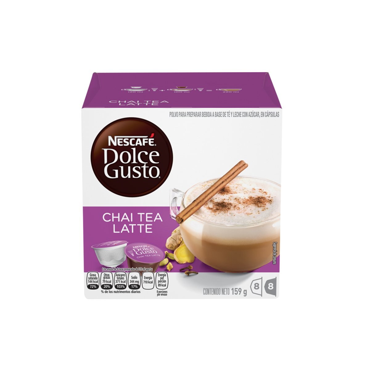 Cápsula Chai Tiea Nescafe Dolce Gusto