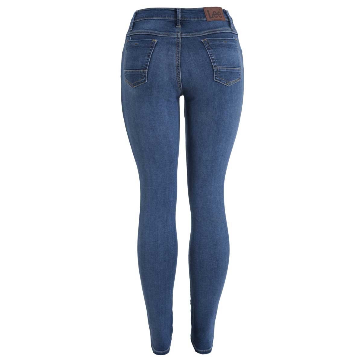 Jeans Skinny Cintura Alta Lee