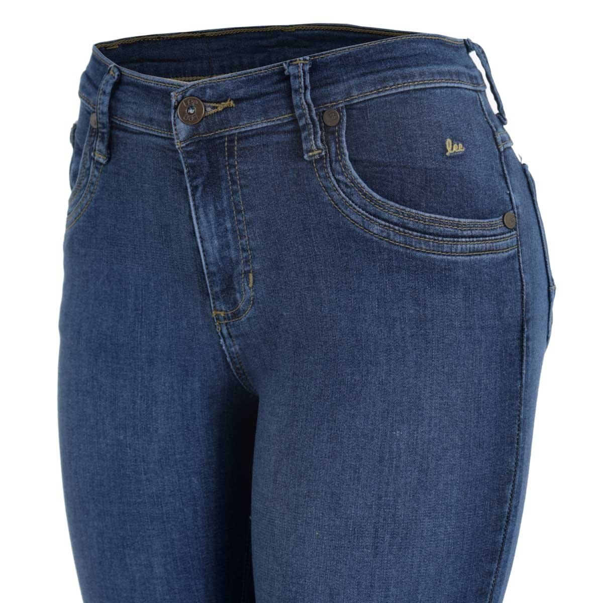 Jeans Skinny Cintura Alta Lee