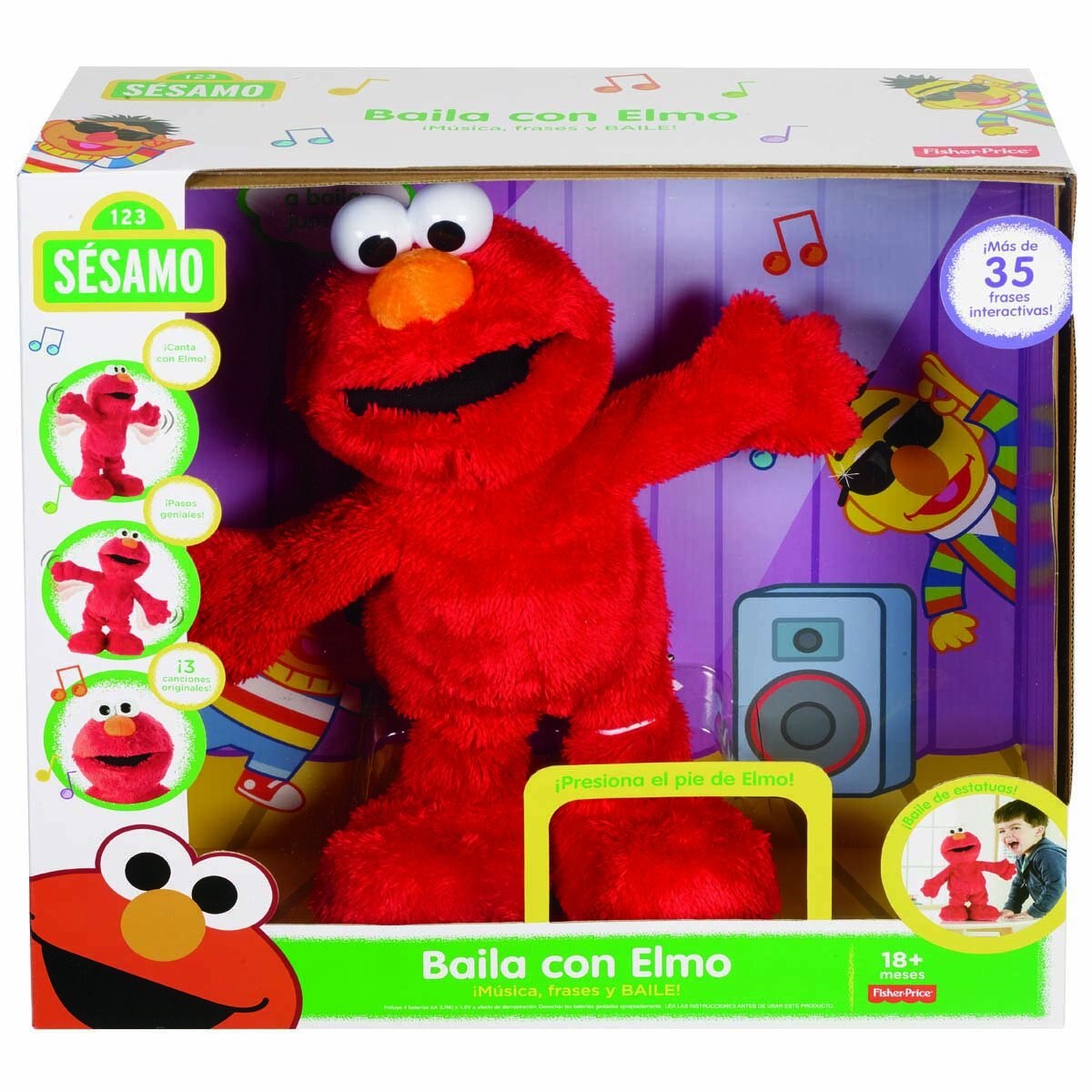 Fisher Price Sésamo Baila con Elmo Mattel