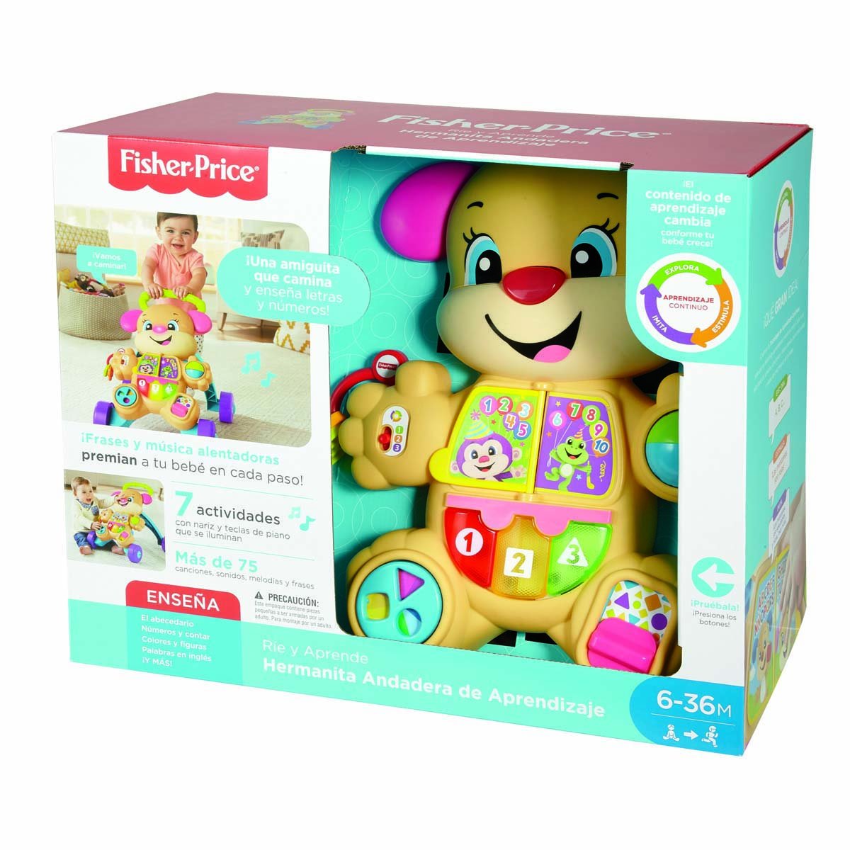 Fisher Price Laugh & Learn Hermanita Andadera de Aprendizaje Mattel