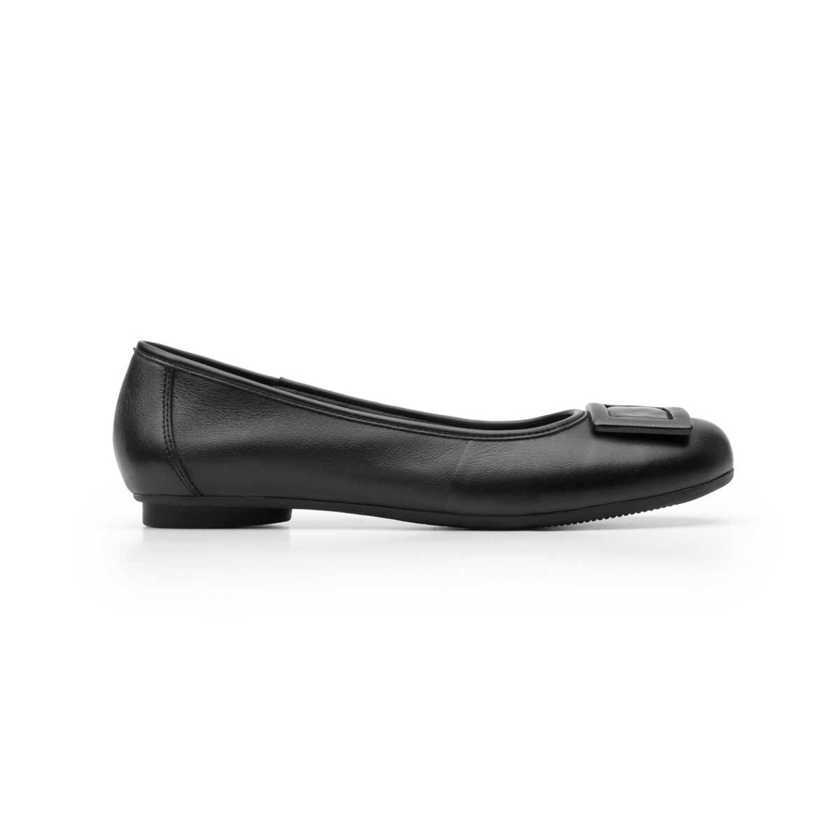 Balerina Negra con Hebilla Flexi