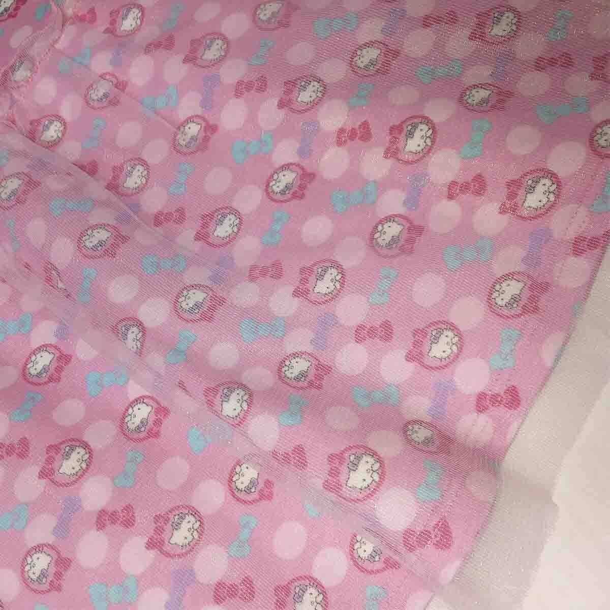 Vestido Manga Corta Estampado Hello Kitty para Bebé