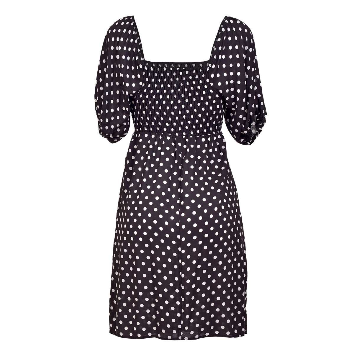 Vestido con Smock Manga Corta Mama Mia