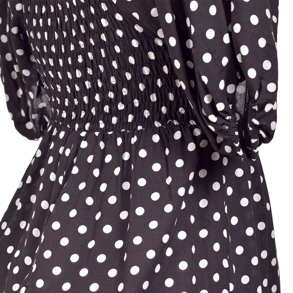 Vestido con Smock Manga Corta Mama Mia