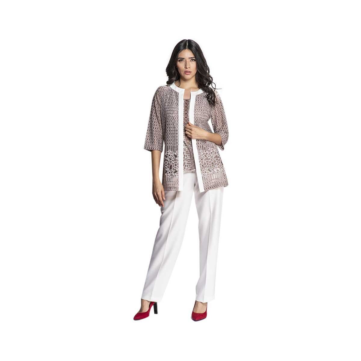 Conjunto 3 Piezas Ensamble Top Y Pantalón Mabel