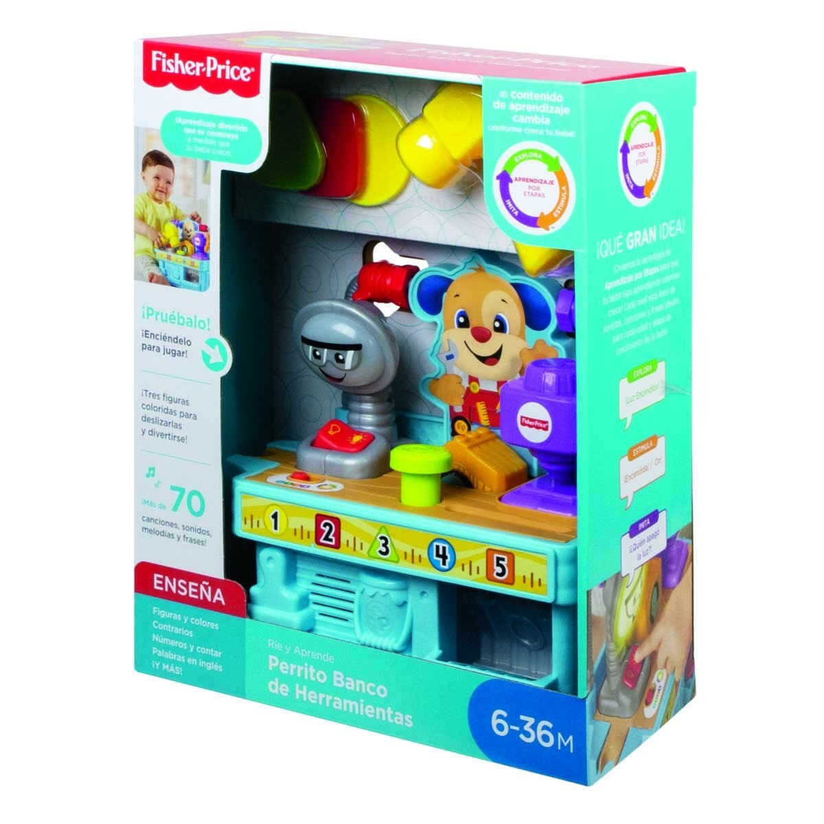 Fisher Price Perrito Banco de Herramientas Mattel