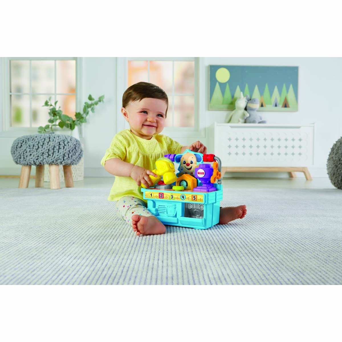 Fisher Price Perrito Banco de Herramientas Mattel