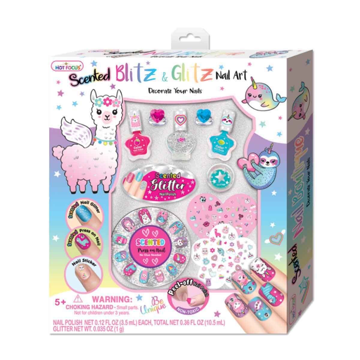 Juego de Uñas Perfumado con Accesorios Amigos Mágicos Hot Focus