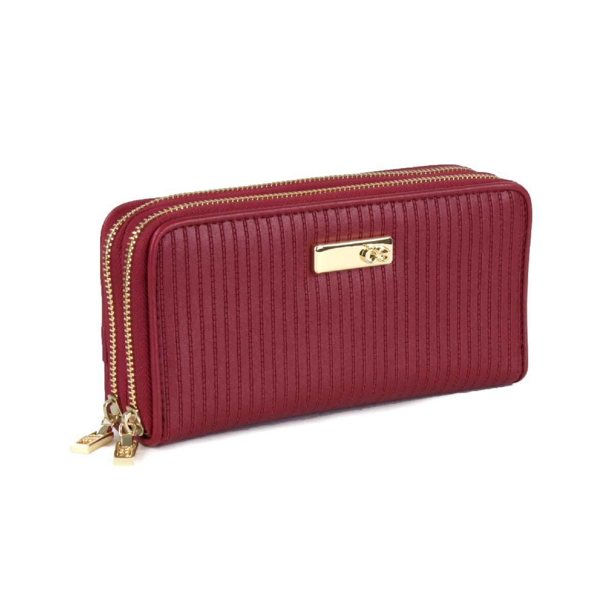Cartera Roja con Detalle Pespuntes Cloe