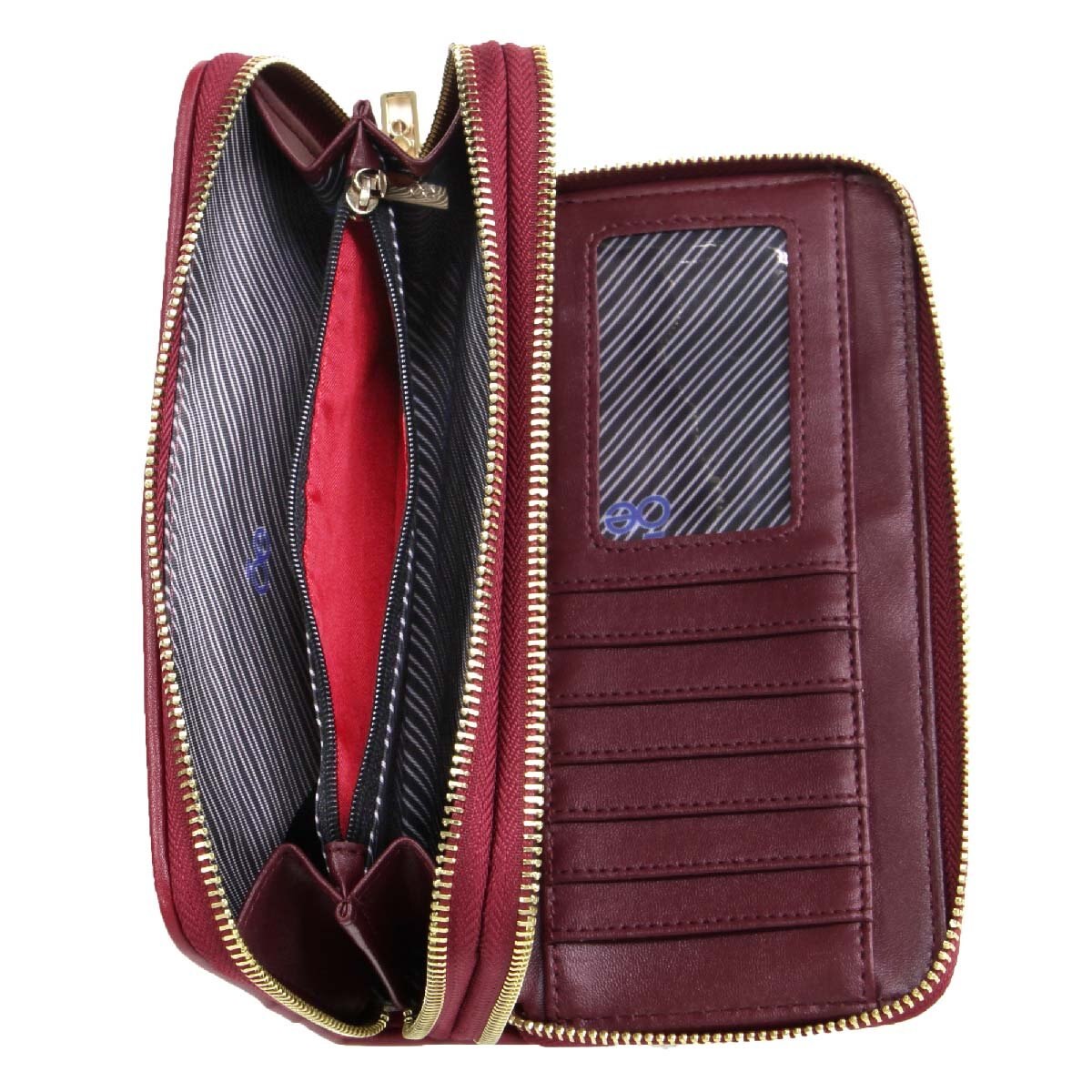 Cartera Roja con Detalle Pespuntes Cloe