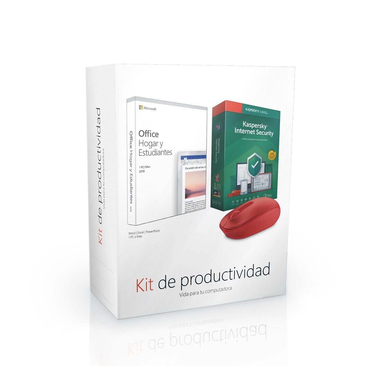 Bundle Office Pc Hgar y Estudiantes+ Mouse+ Antivirus