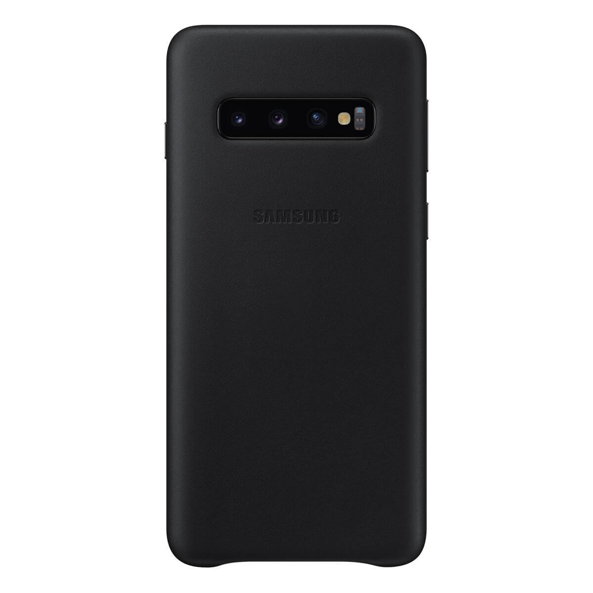 Funda de Piel para Galaxy S10 Ef-Vg973Lbegmx Negro Samsung