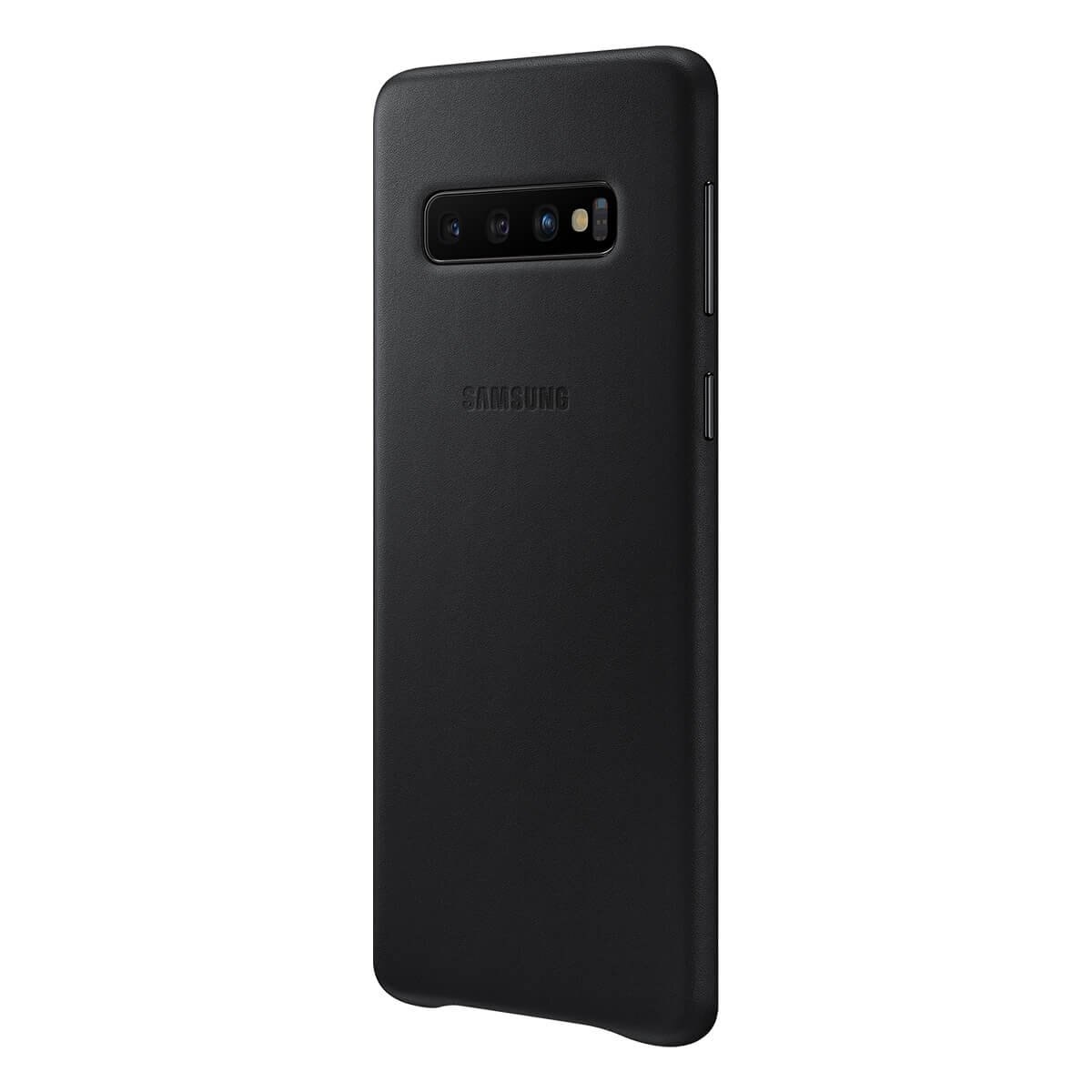 Funda de Piel para Galaxy S10 Ef-Vg973Lbegmx Negro Samsung