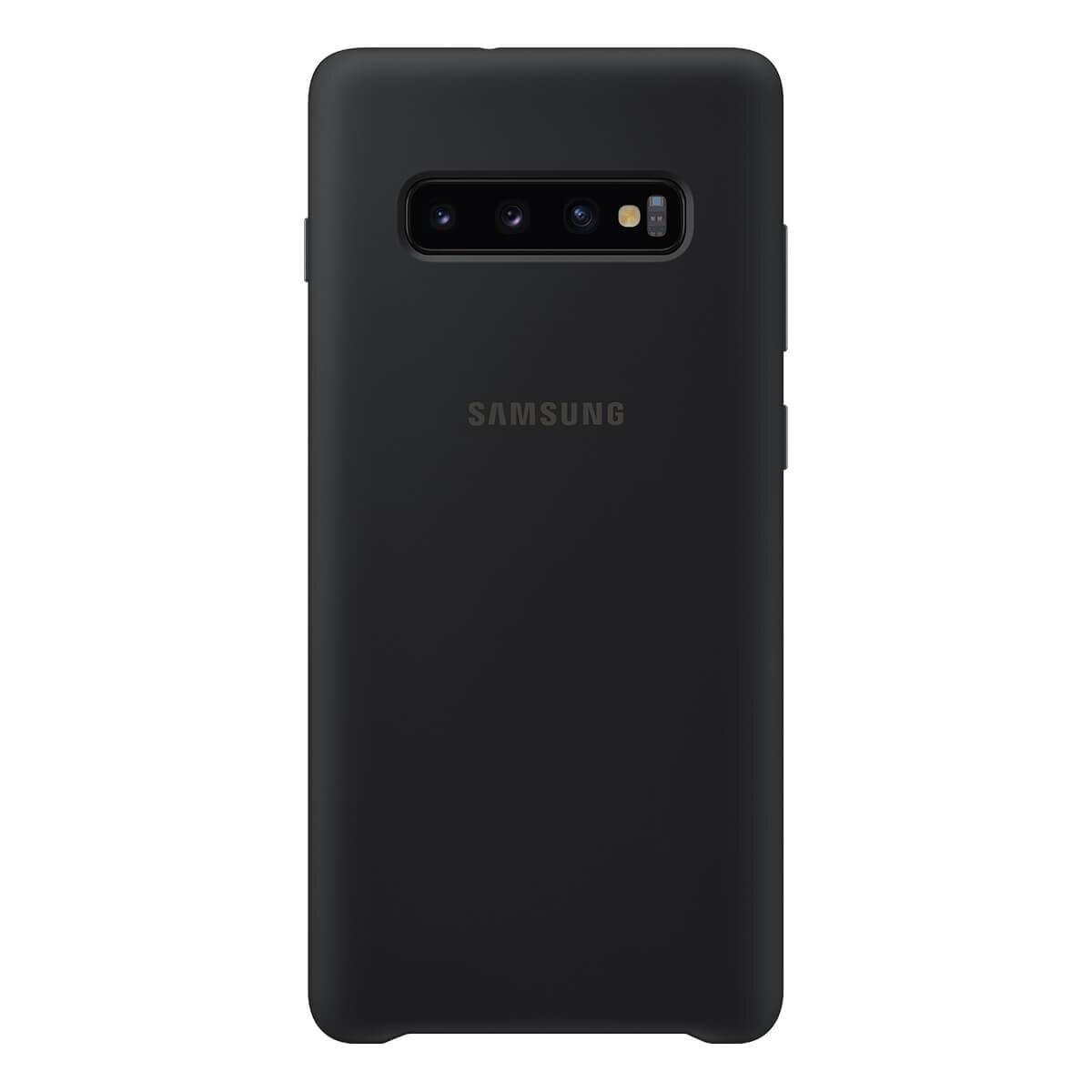 Funda Silicón para Galaxy S10 Plus Ef-Pg975Tbegmx Negro Samsung