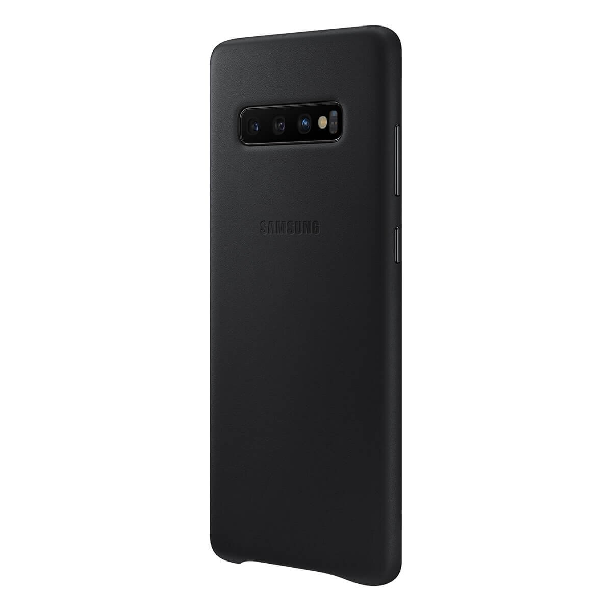 Funda Piel para Galaxy S10 Plus Ef-Vg975Lbegmx Negro Samsung